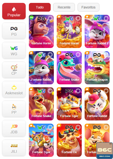 Experiência de Jogos 86c.com