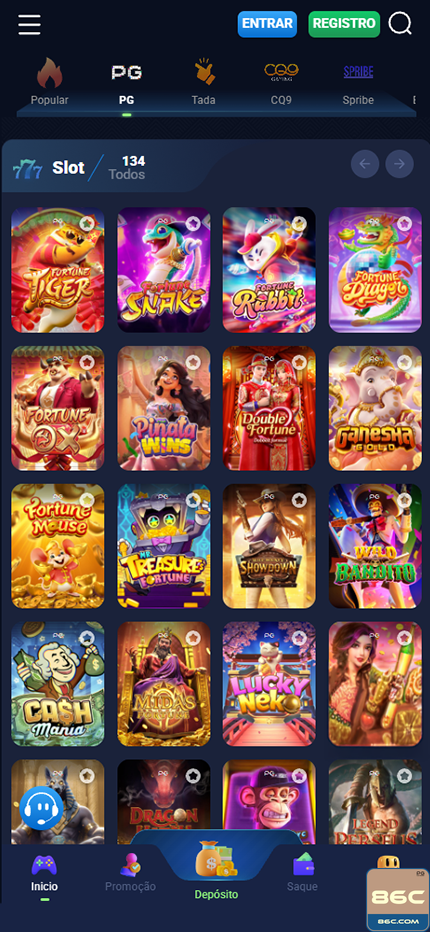 Prêmios Jogos 86c.com